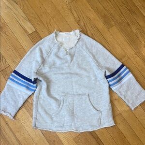Mother Women’s Grey and Blue Sweatshirt Size Small